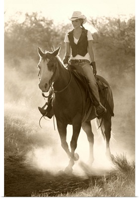 Cowgirl, Apache Spirit Ranch, Tombstone, Arizona