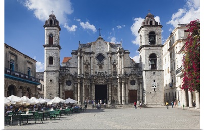 Cuba, Havana, Plaza de la Catedral, Catedral de San Cristobal de la Habana cathedral