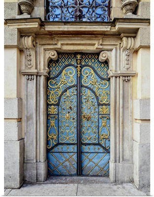 Decorative Entrance Door To University Of Wroclaw Museum, Wroclaw, Poland