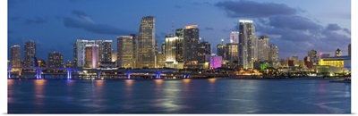 Downtown Miami skyline, Miami, Florida, North America