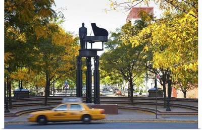 Duke Ellington Statue, Frawley Circle, Harlem, Manhattan, New York City