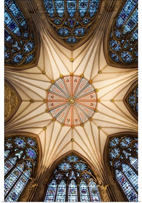 England, York, The Chapter House at York Minster