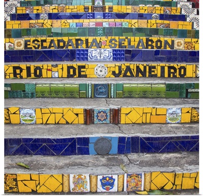 Escadaria Selaron, Lapa/Santa Teresa district, Rio de Janeiro, Brazil