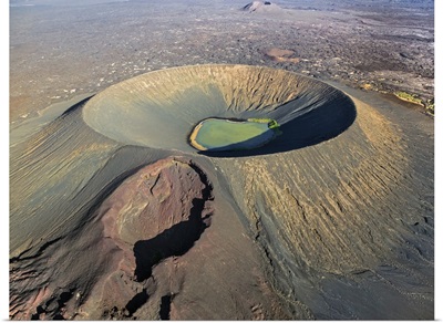 Ethiopia, Catherine or Catherina is a round volcanic tuff ring with a crater lake