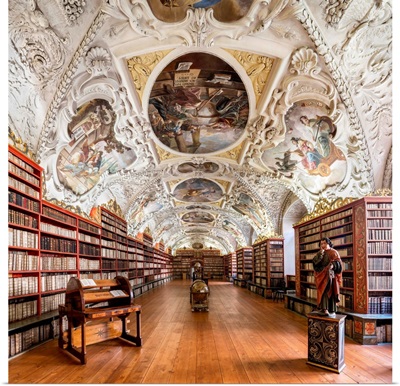 Europe, Czech Republic, Prague, Strahov Monastery, Strahov Library, Theological Hall