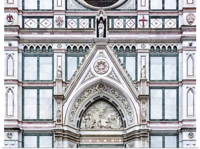 Europe, Italy, Tuscany, Florence, Basilica di Santa Croce Exterior