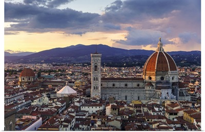 Europe, Italy, Tuscany, Florence, View from the Palazzo Vecchio Tower