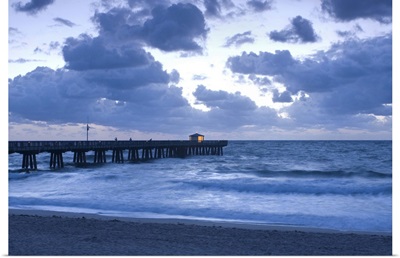 Florida, Pompano Beach, Fishing Pier, Atlantic Ocean