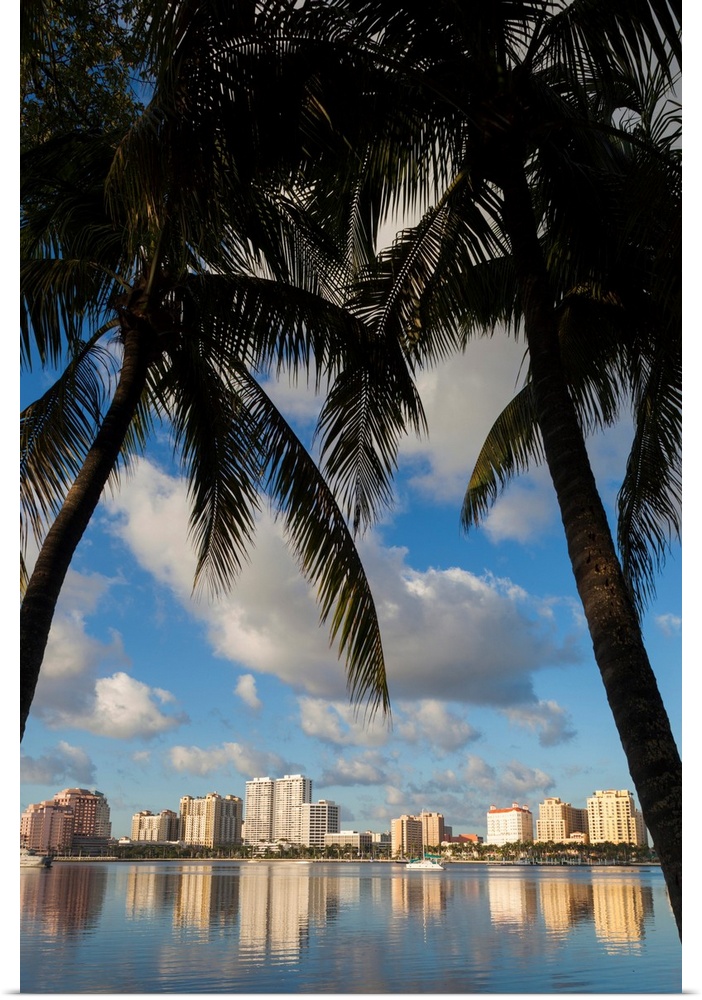 USA, Florida, West Palm Beach, city view, morning