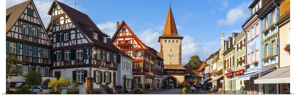 Oberturm Tower in Gengenbach's picturesque Altstad (Old Town), Gengenbach, Kinzigtal Valley, Black Forest, Baden Wurttembe...
