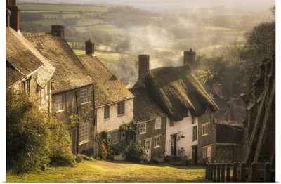 Gold Hill, Shaftesbury, Dorset, England, UK