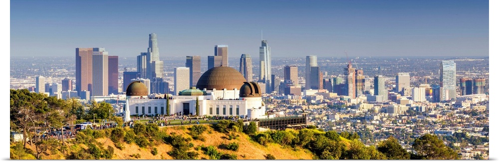 Griffith Observatory And Los Angeles Skyline, California, USA