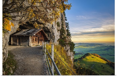 Hermitage at Wildkirchli (Wild Chapel), Ebenalp, Appenzell Innerrhoden, Switzerland