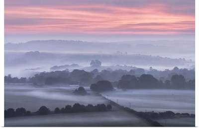 Horse Hill, Berwick St. John, Cranborne Chase, Wiltshire, England, Uk