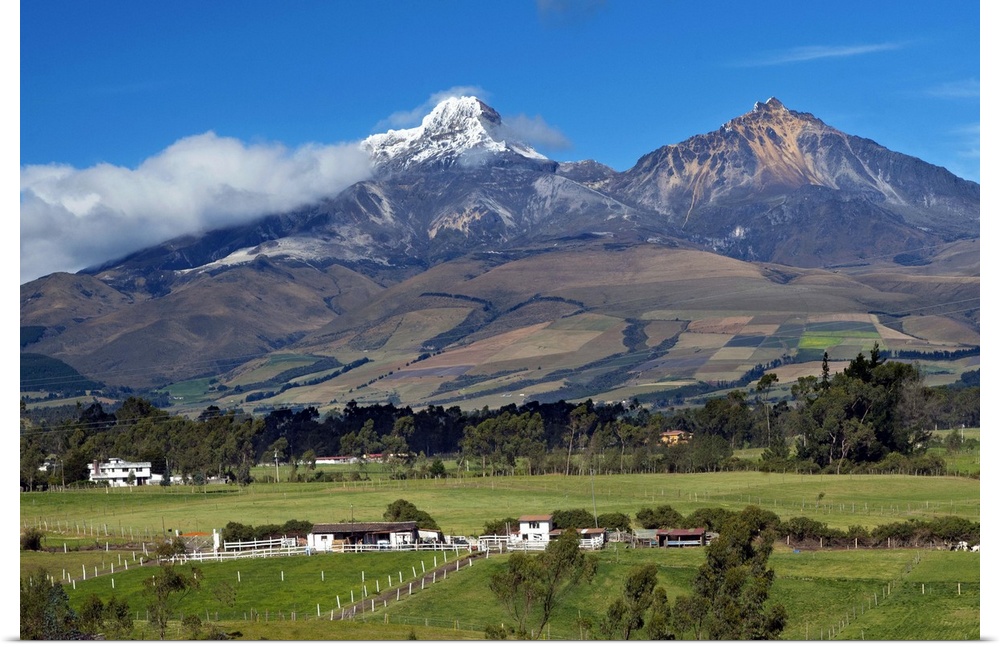 Illiniza Volcanic Mountains, South Of Quito, Referred To As Illiniza South And Illiniza North, Illiniza Ecological Reserve...