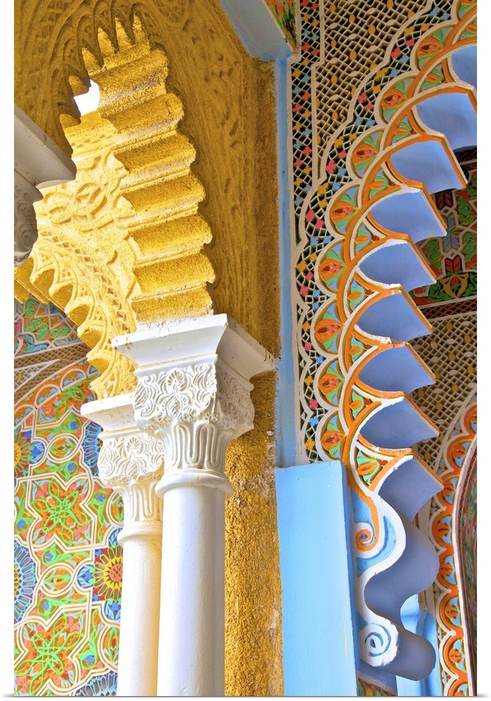 Interior Details of Continental Hotel, Tangier, Morocco, North Africa.