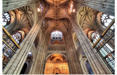 Interior of Canterbury Cathedral, Canterbury, Kent, England, UK