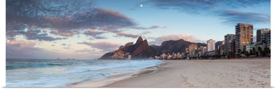 Ipanema beach at dawn, Rio de Janeiro, Brazil