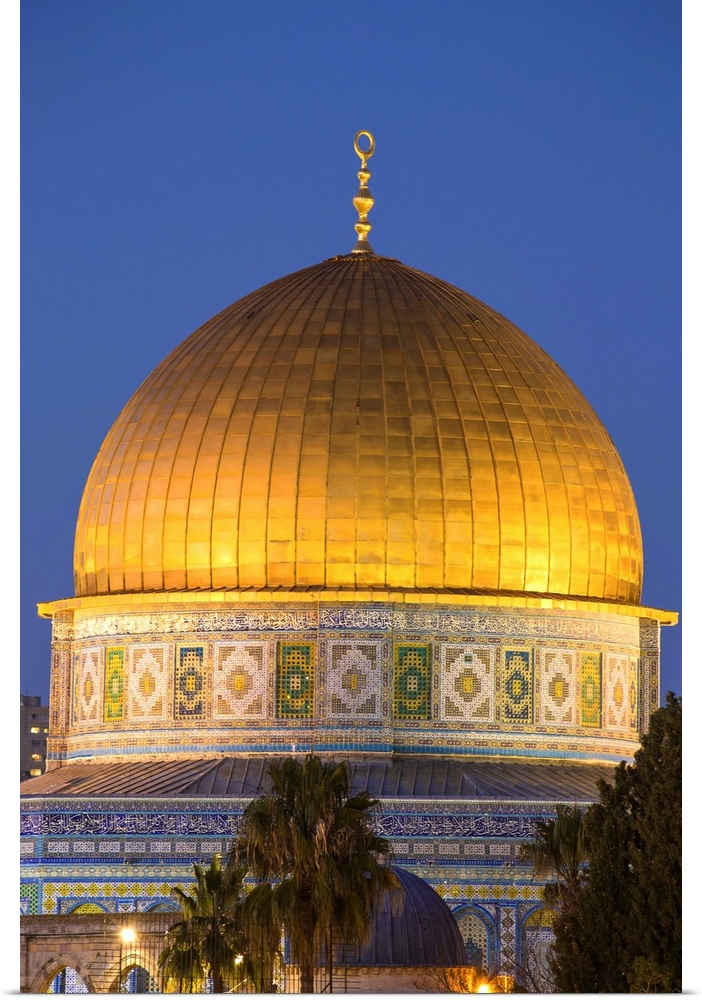 Israel, Jerusalem, Temple Mount, Dome of the Rock.