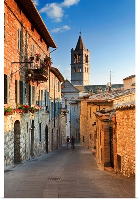 Italy, Umbria, Perugia district, Assisi, Basilica of Santa Chiara