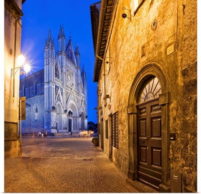 Italy, Umbria, Terni district, Orvieto,  Cathedral in Piazza Duomo