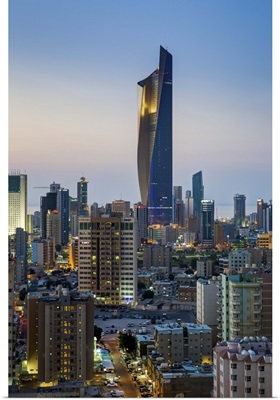 Kuwait, Kuwait City, the Al Hamra building, tallest building in Kuwait completed in 2011