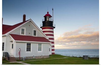 Maine, Lubec, West Quoddy Lighthouse