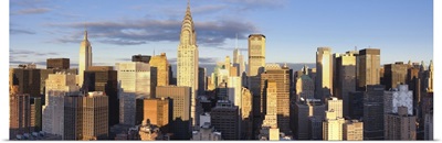 Midtown skyline with Chrysler Building and Empire State Building, Manhattan, New York