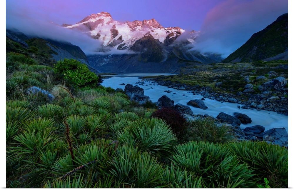 Oceania, New Zealand, Aotearoa, South Island, Mount Cook National Park, Mount Sefton In The Southern Alps