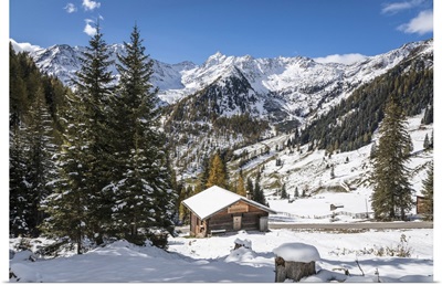 Mountain Hut In The Arn Valley, Tyrol, Austria