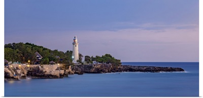 Negril Lighthouse At Dusk, West End, Negril, Westmoreland Parish, Jamaica