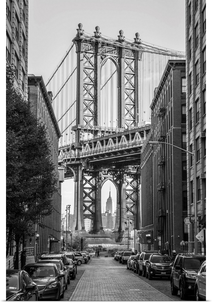 USA, New York, Brooklyn, Dumbo, Manhattan Bridge.