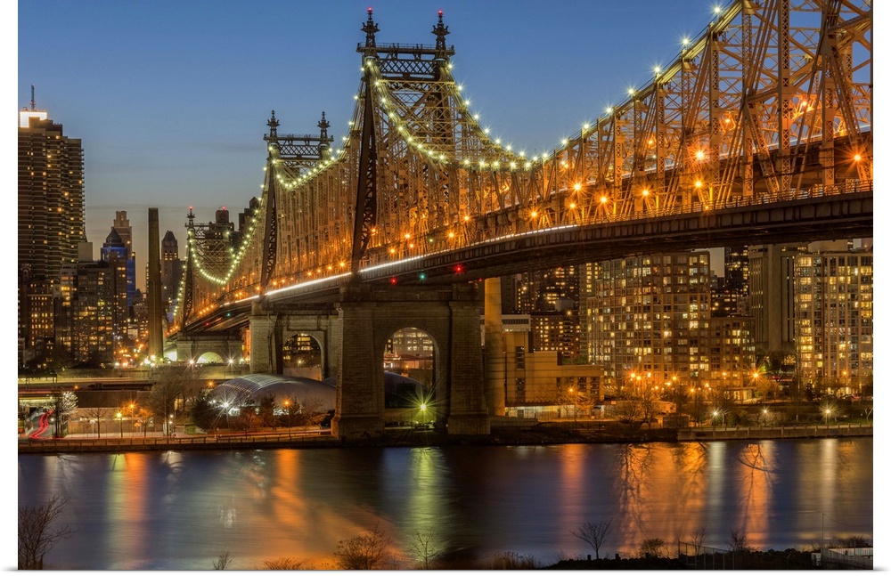 USA, New York, Long Island City, Queens, Queensboro Bridge.