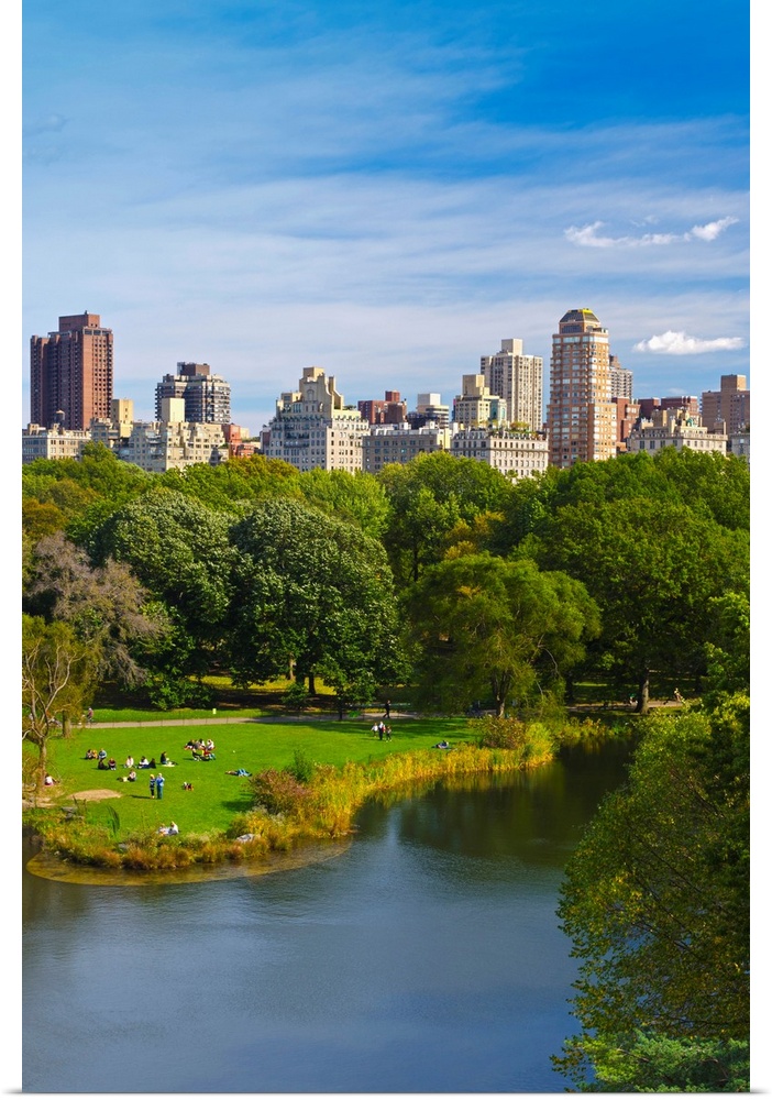 USA, New York, Manhattan, Central Park, Belvedere Lake
