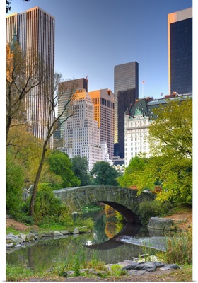 New York, Manhattan, Central Park, The Pond