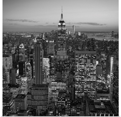 New York, Manhattan, Midtown Manhattan and Empire State Building
