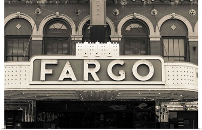 North Dakota, Fargo, Fargo Theater, marquee