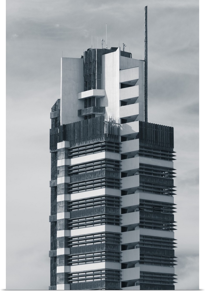 USA, Oklahoma, Bartlesville, Price Tower, only skyscraper designed by Frank Lloyd Wright, built in 1956