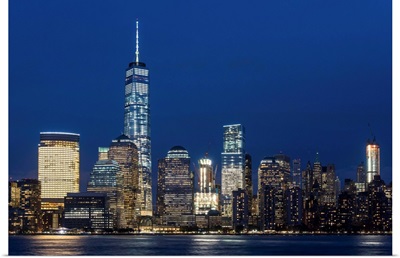 One World Trade Center and Lower Manhattan financial center, New York