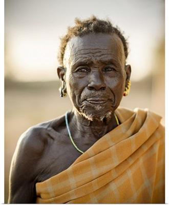 Portrait Of Ayke Bito, Hamar Tribe, Omo Valley, Ethiopia