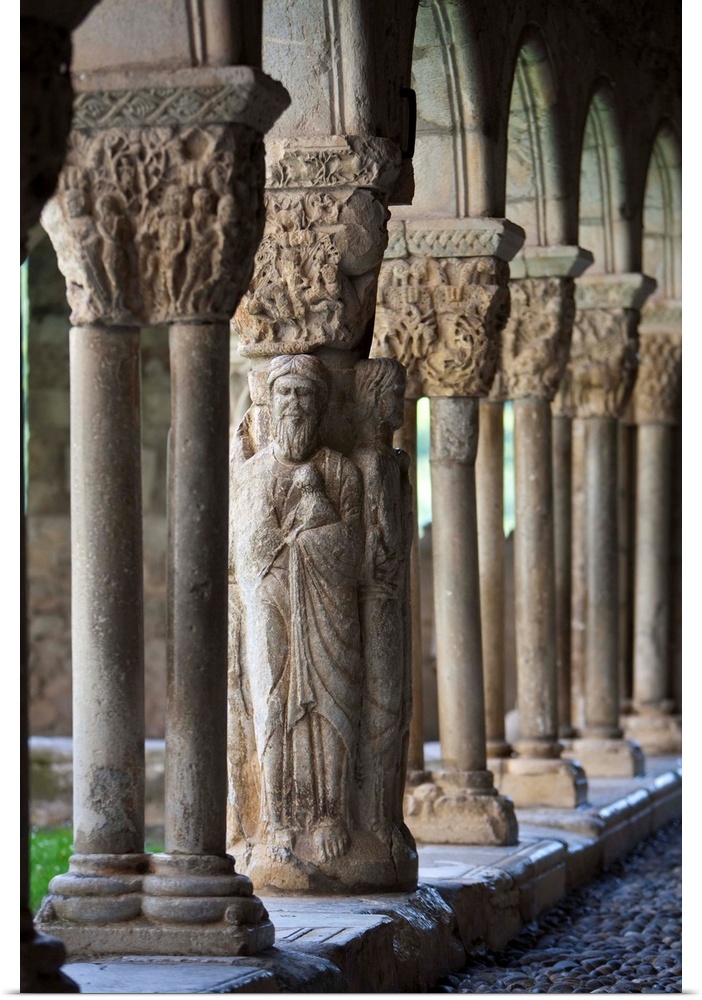 Romanesque Cloisters, St Bertrand De Comminges, Haute-Garonne, Pyrenees, France
