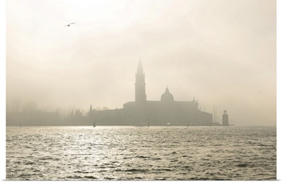 San Giorgio Maggiore In The Mist, Venice, Veneto, Italy, Europe