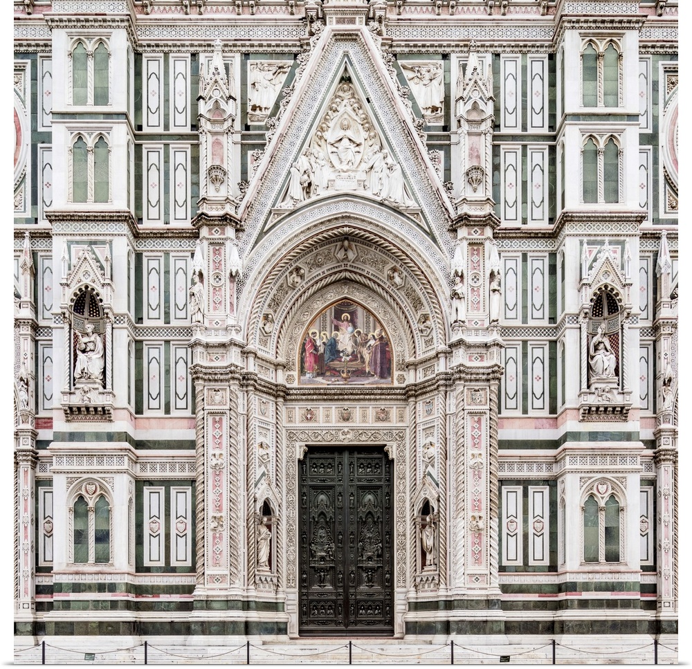 Santa Maria del Fiore Cathedral, detailed view, Florence, Tuscany, Italy.