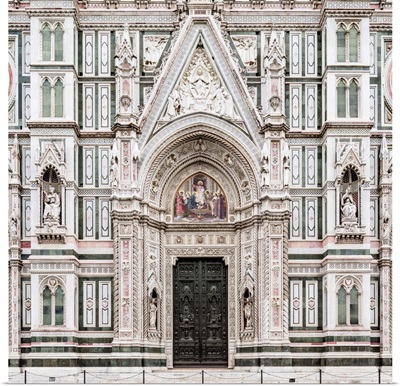 Santa Maria Del Fiore Cathedral, Detailed View, Florence, Tuscany, Italy