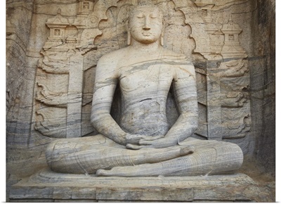Seated Buddha, Gal Vihara, Polonnaruwa North Central Province, Sri Lanka