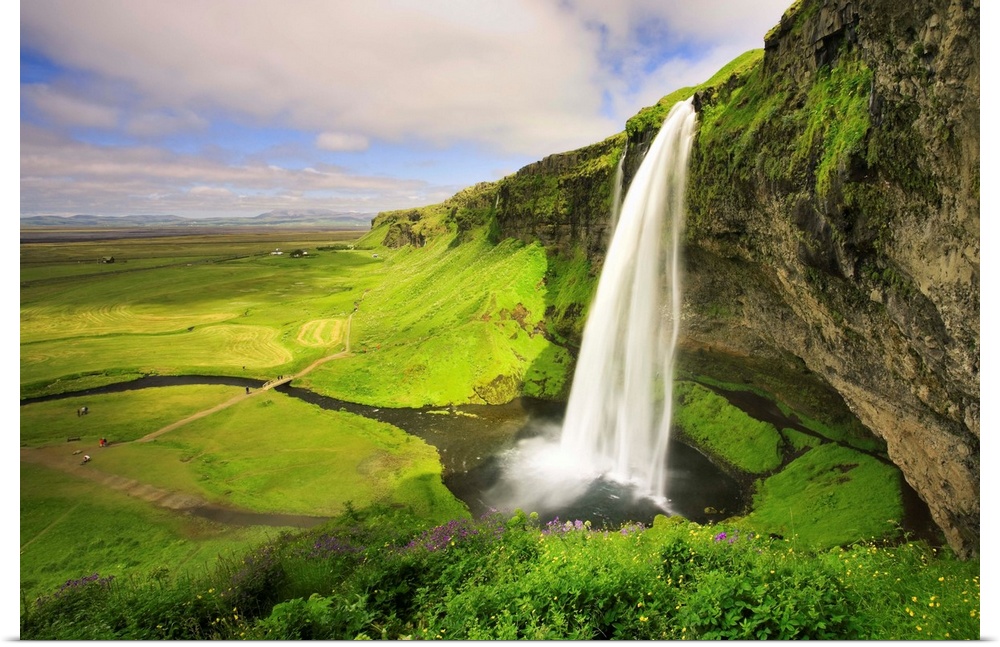 Seljalandfoss Waterfall, South Coast, Iceland