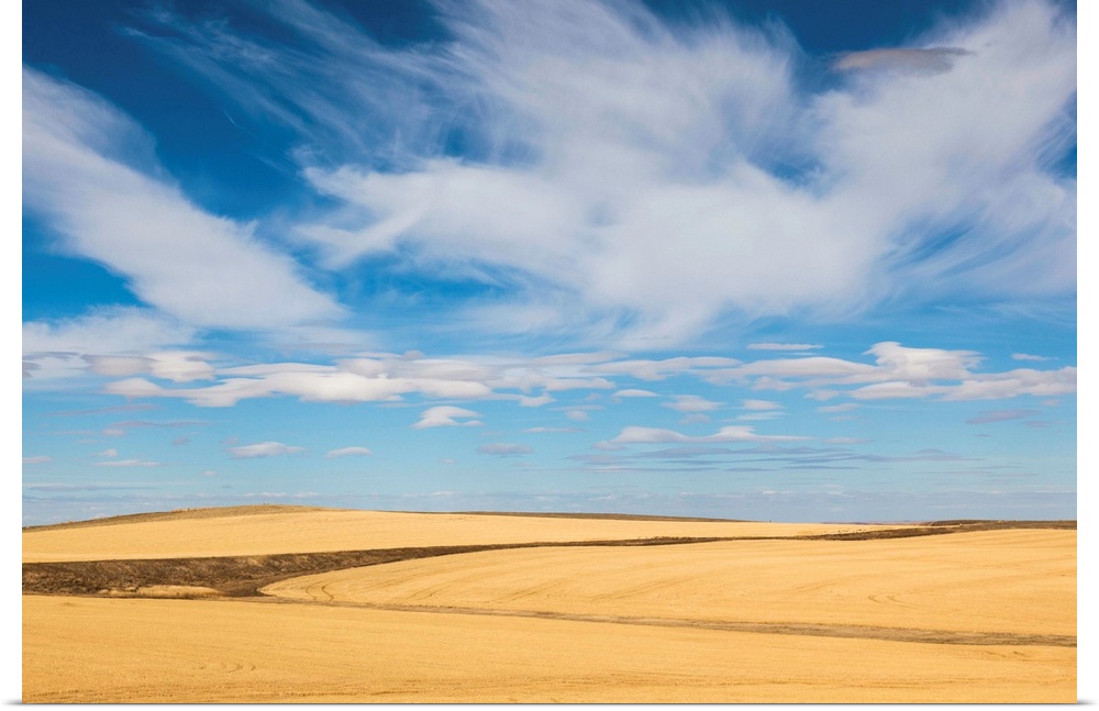 USA, South Dakota, Murdo, prairie landscape off Interstate highway I-90