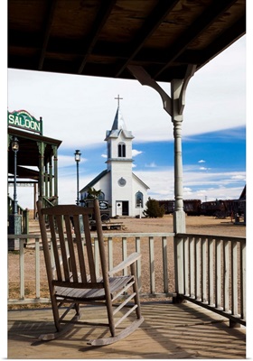 South Dakota, Stamford, 1880 Town, pioneer village, church