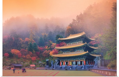 South Korea, Chungcheongbuk-Do, Danyang, Sobaeksan National Park, Guin-Sa Temple Complex