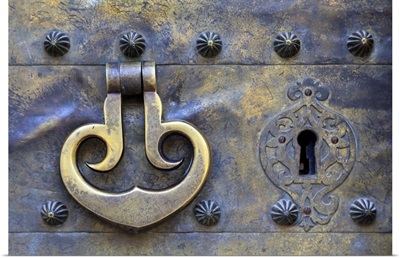 Spain, Andalucia, Cordoba, Mezquita Catedral, door detail